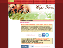 Tablet Screenshot of capetunes.com